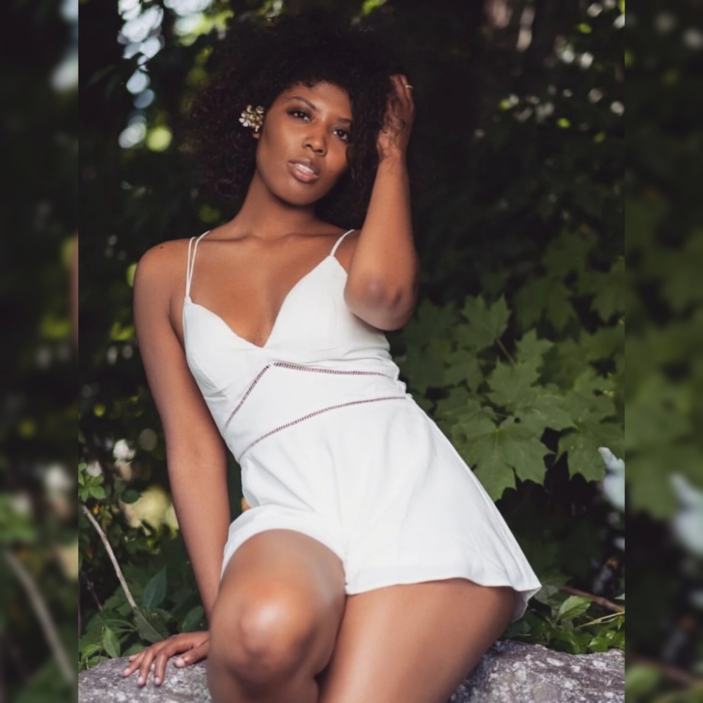 Luxe strappy romper